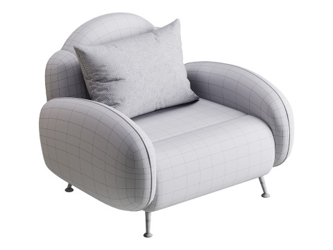MILLER armchair Modelo 3D