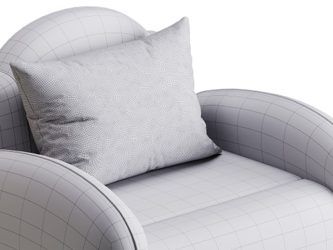 MILLER armchair Modelo 3D