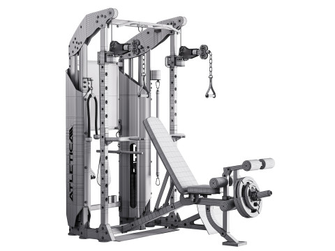 Mirage Kabelzug Station 3D Model