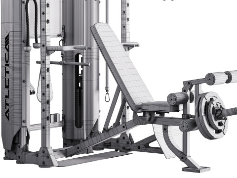 Mirage Kabelzug Station 3D Model