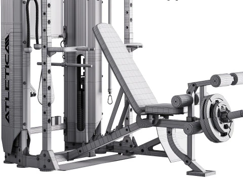 Mirage Kabelzug Station 3D Model