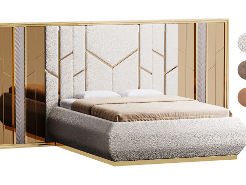 Modena Luxury Bed Room Modelo 3D