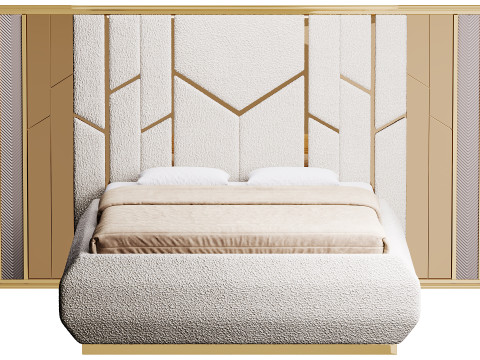 Modena Luxury Bed Room 3D 모델