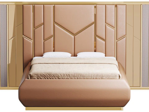 Modena Luxury Bed Room 3D Model