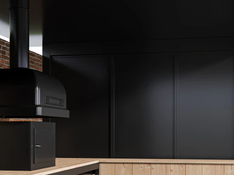 Modern Outdoor Kitchen 03 3D Model