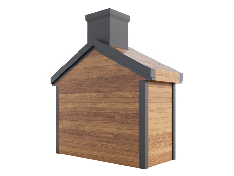 Moderne Outdoor-Küche 23 3D Modell