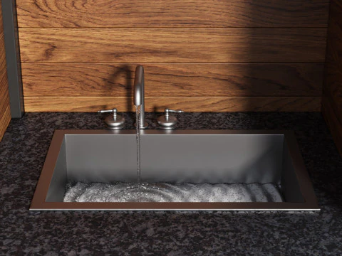 Cucina da esterno moderna 23 Modello 3D