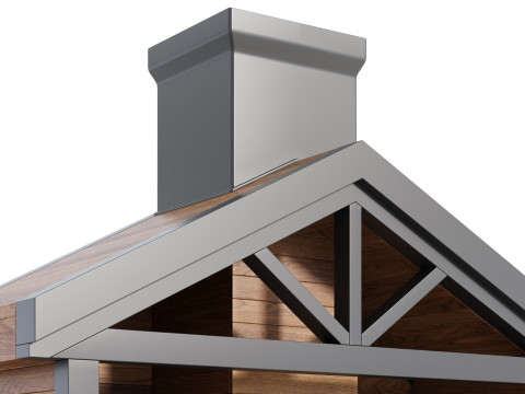 Moderne Outdoor-Küche 23 3D Modell