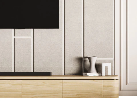 Parete TV moderna 031 Modello 3D