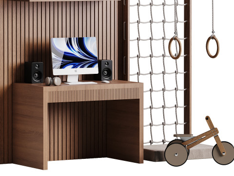 Modern Workplace 04 Model 3D