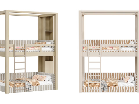 Bunk bed for kids 6 Modèle 3D