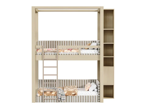 Bunk bed for kids 6 3D Model