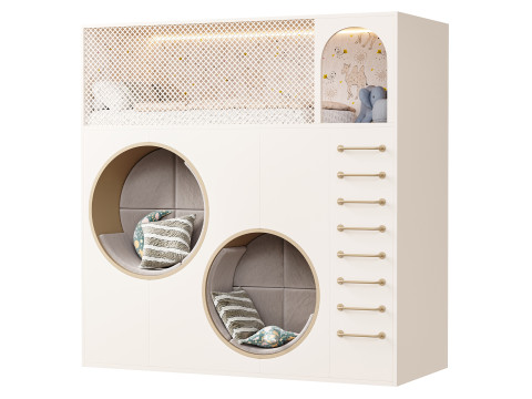 बच्चों के लिए चारपाई बिस्तर 7 3D मॉडल