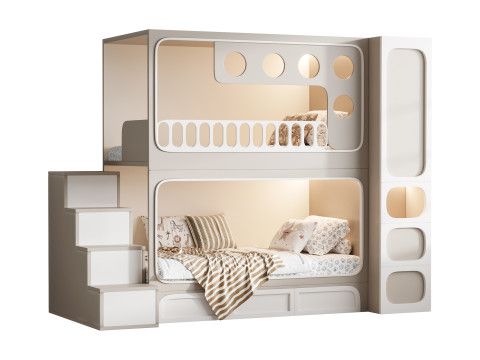 Bunk bed for kids 09 3Dモデル
