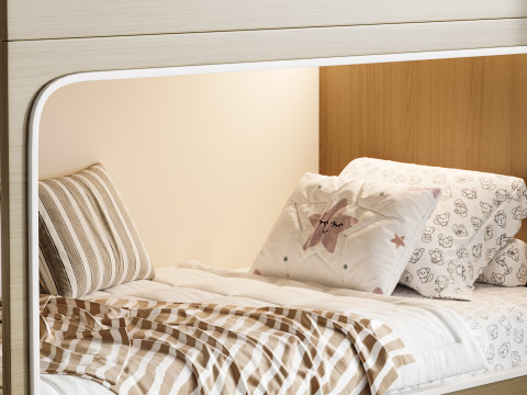 Bunk bed for kids 09 Modelo 3D