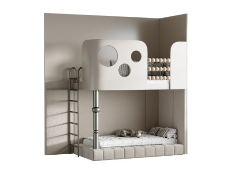 Bunk bed for kids 0010 3D मॉडल