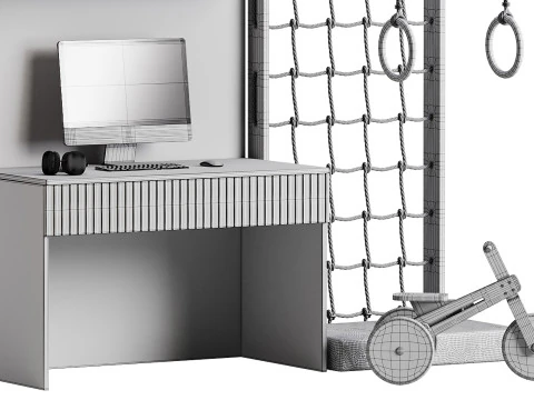 Ambiente di lavoro moderno 05 Modello 3D