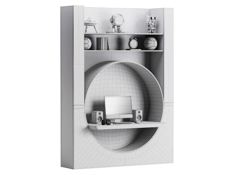 Ambiente di lavoro moderno 06 Modello 3D