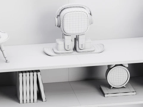 Ambiente di lavoro moderno 06 Modello 3D