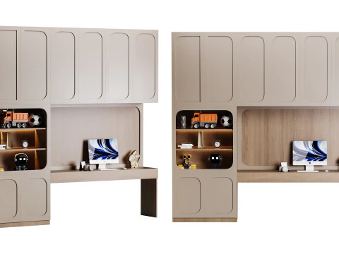 Сучасне робоче місце 07 3D Модель