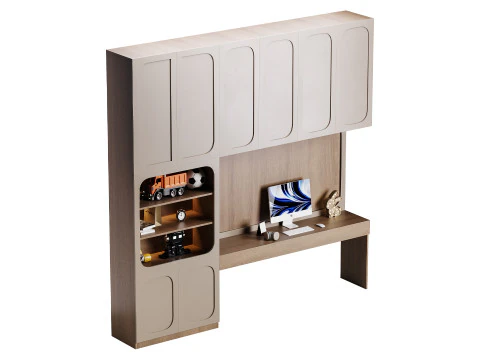 Moderner Arbeitsplatz 07 3D Modell