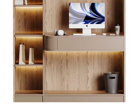 Modern Workplace 08 3D Model