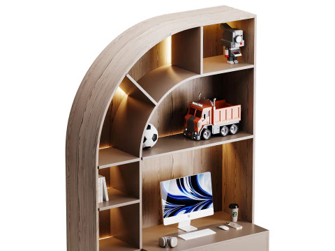 Modern Workplace 08 3D Model