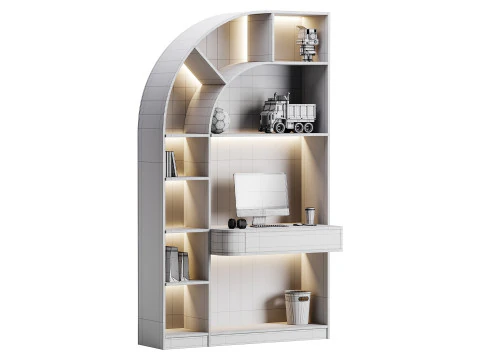 Modern Workplace 08 3D Model