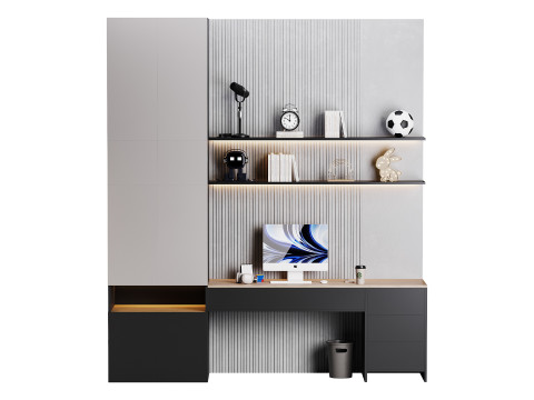 Modern Workplace 09 3D Model
