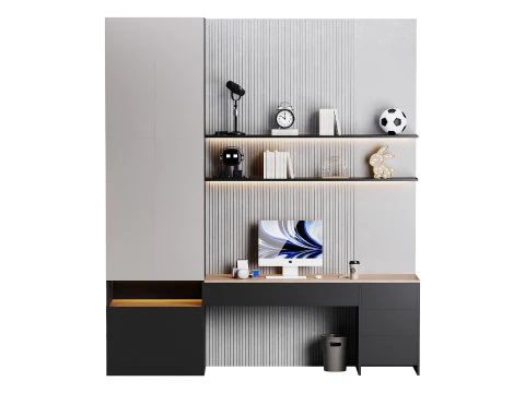 Modern Workplace 09 3D Model