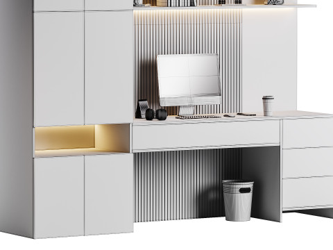 Modern Workplace 09 3D Model