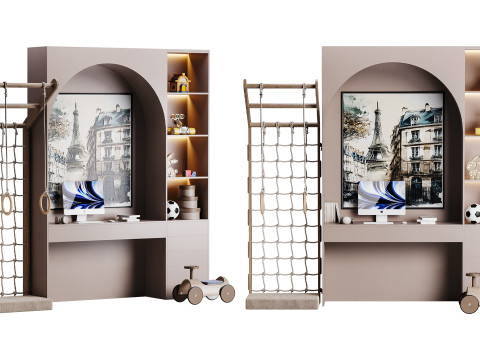 Modern Workplace 10 3D Model