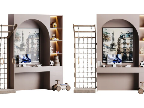 Сучасне робоче місце 10 3D Модель