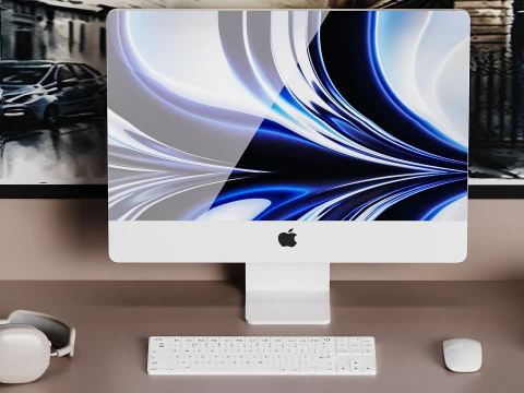 Modern Workplace 10 3D Model