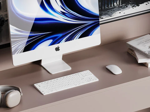 Modern Workplace 10 3D Model