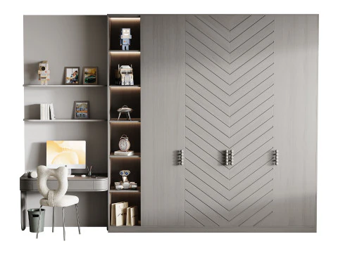 Local de trabalho moderno 311 Modelo 3D