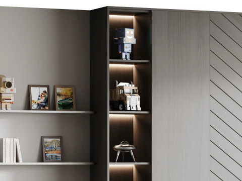 Local de trabalho moderno 311 Modelo 3D