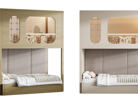 Bunk bed for kids 012 3D 모델