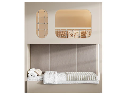 Letto a castello per bambini 012 Modello 3D