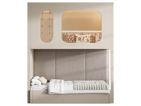 Letto a castello per bambini 012 Modello 3D