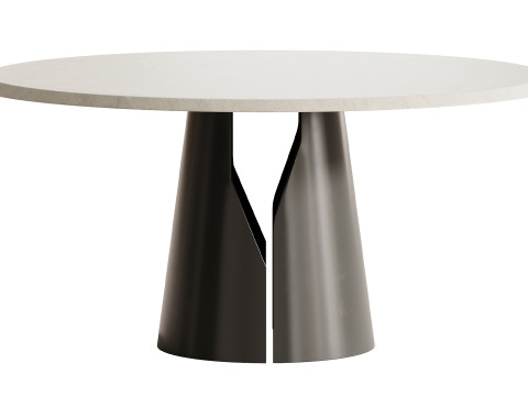 Cattelan Italia Giano Argile Dining Table 3D Model