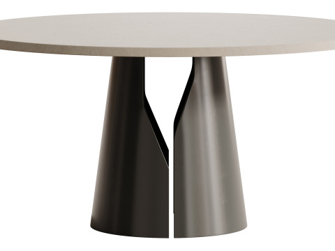 Cattelan Italia Giano Argile Dining Table 3D Model