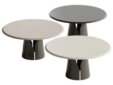 Cattelan Italia Giano Argile Dining Table 3D Model
