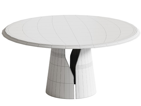 Cattelan Italia Giano Argile Dining Table 3D Model