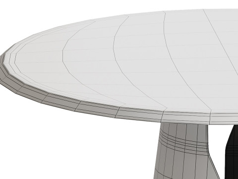 Cattelan Italia Giano Argile Dining Table 3D Model