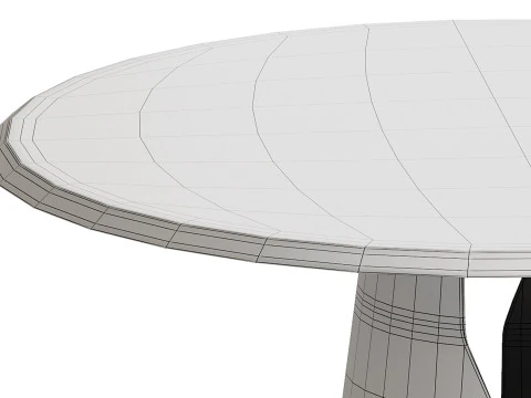 Cattelan Italia Giano Argile Dining Table 3D Model