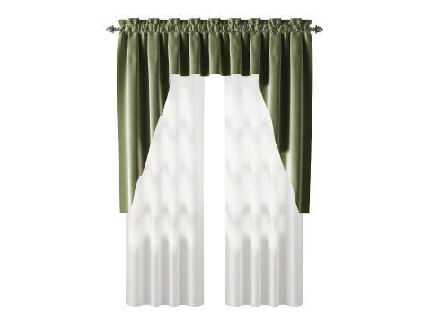 Curtains 01 3D Model