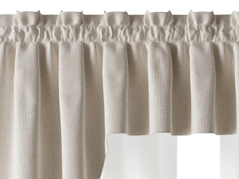 Curtains 01 3D Model