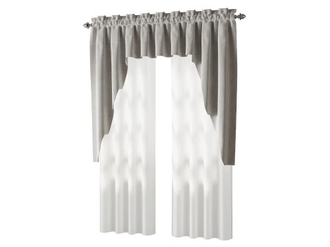 Curtains 01 3D Model