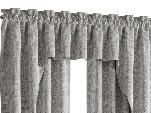 Curtains 01 3D Model